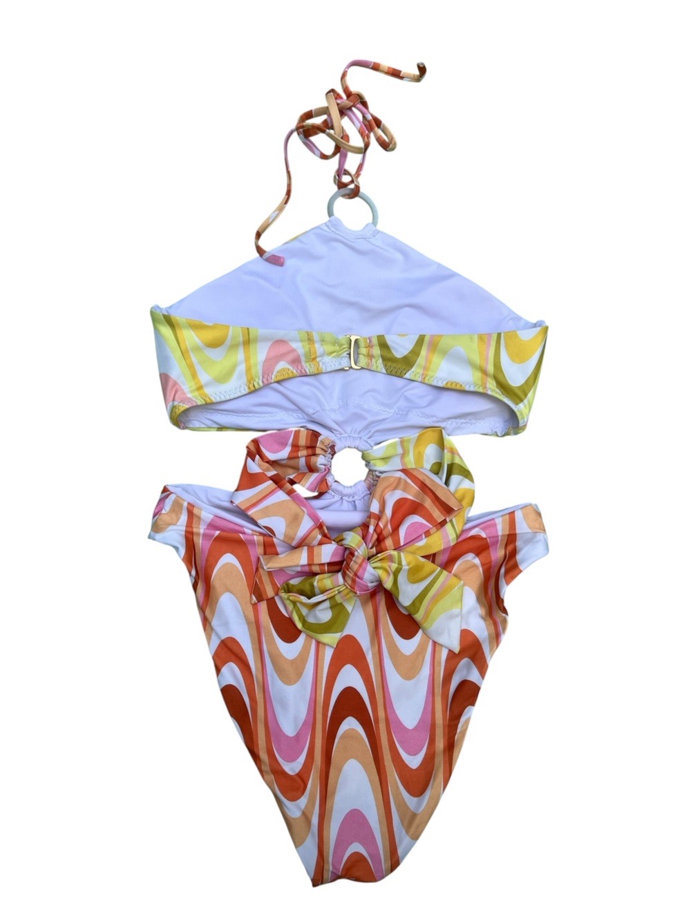 BECCA Whirlpool Margot Halter One-Piece Multi Color — Medium - Picture 11 of 12